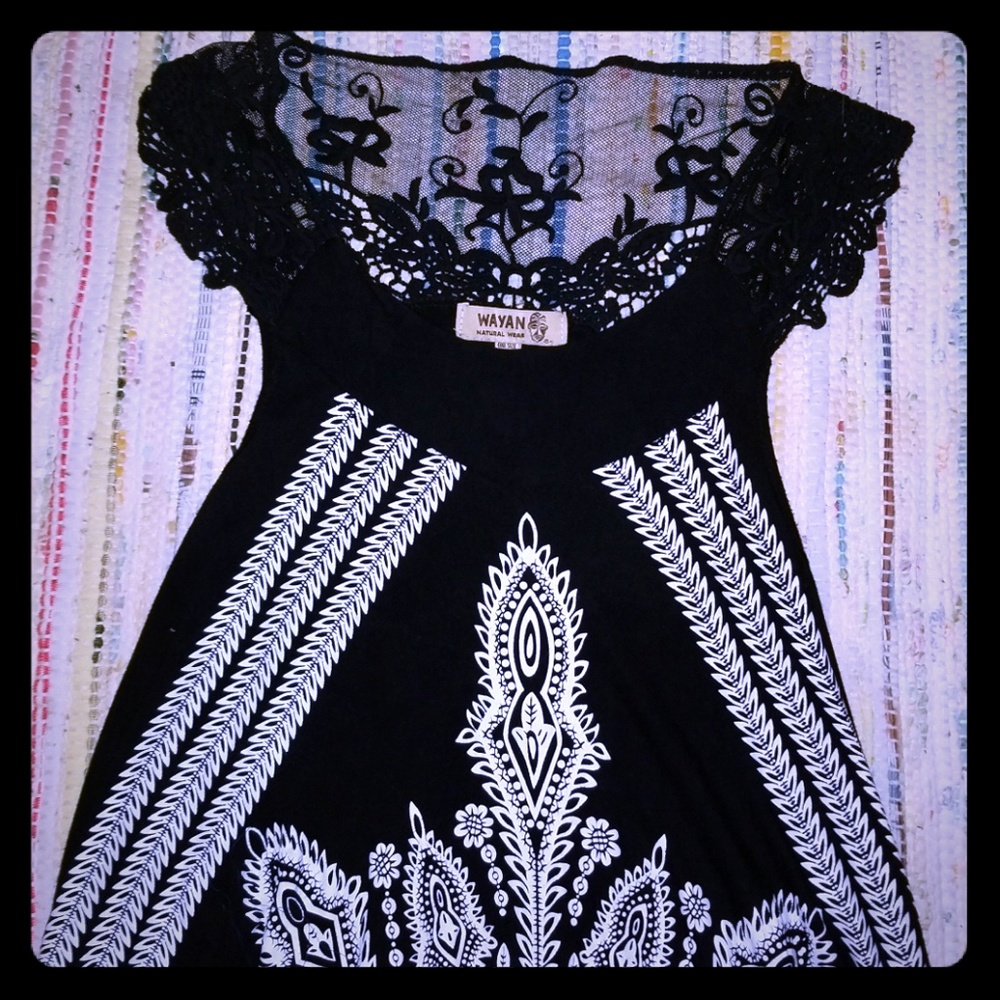 Handkerchief boho dress🌺